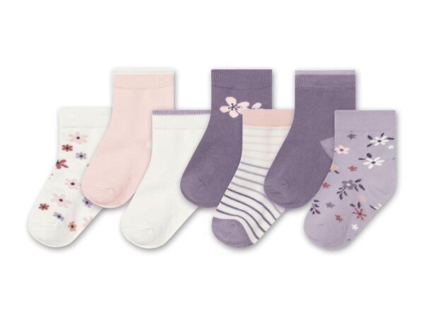 Kleinkinder Socken, 7 Paar