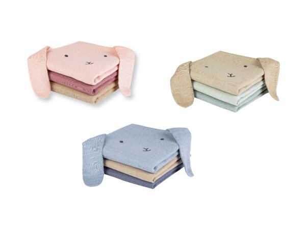 Babyfilt, 3-pack