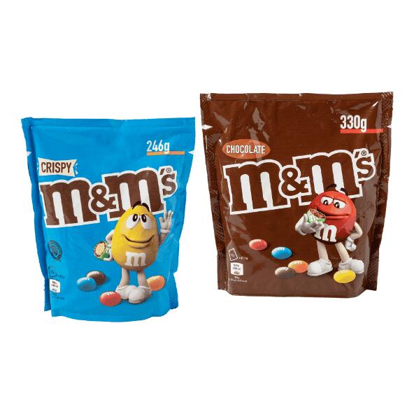 M&M'S(R) 				M&M's crispy ou choco
