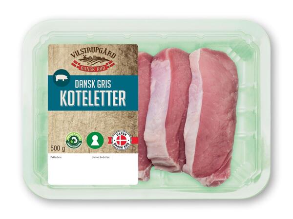 VILSTRUPGÅRD Dansk stegeflæsk, middags- eller nakkekoteletter