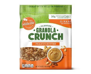 Millville 
 Chocolate or Peanut Butter Granola