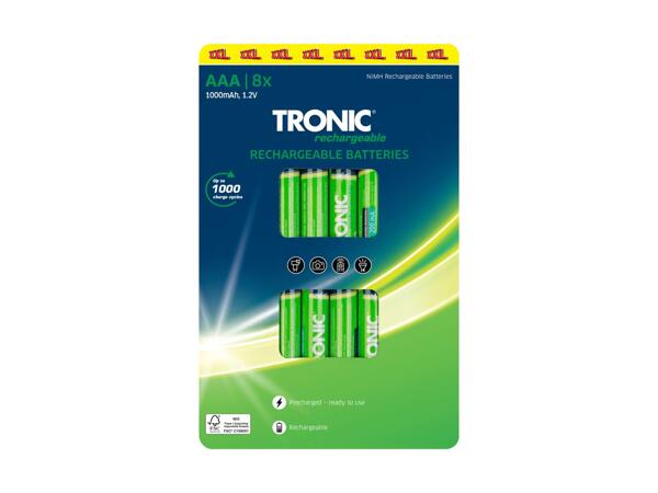 TRONIC(R) Genopladelige batterier