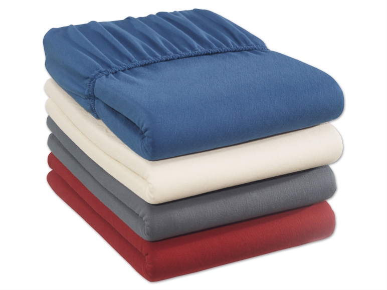 MERADISO(R) Winter-Jersey-Spannleintuch, 180-200 x 200