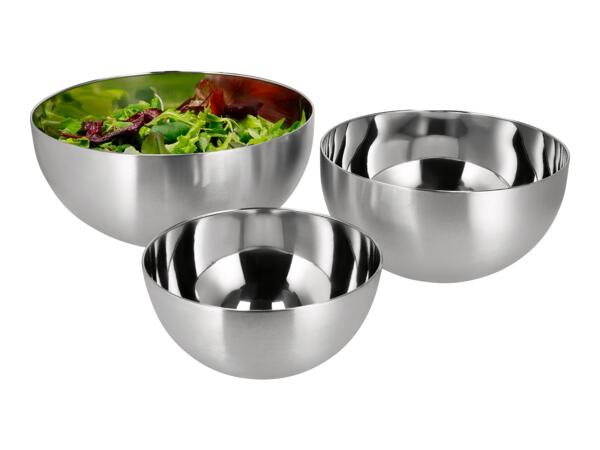 Silvercrest Stainless Steel Bowl Set - 3 Pieces
