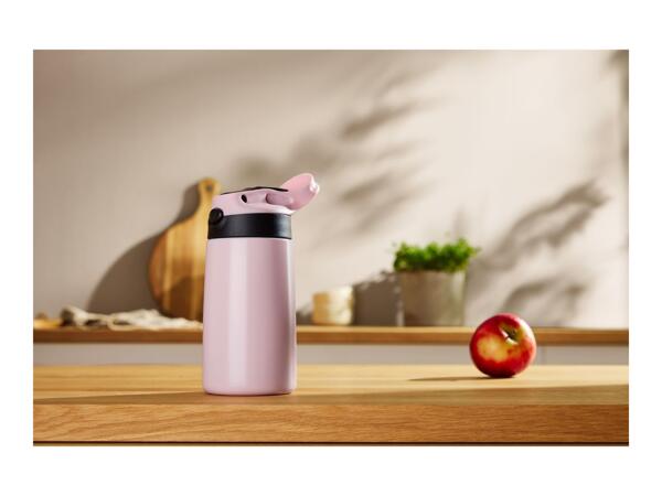 Silvercrest Pink Double-Walled Stainless Steel Drinks Bottle