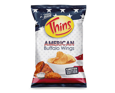Thins Chips Buffalo Wings 150g