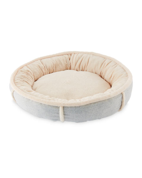 Chevron Small Donut Pet Bed