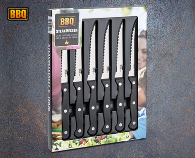 BBQ Steakmesser-Set, 6-teilig