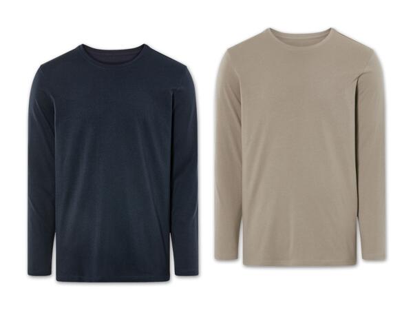 Herren Langarmshirt, 2 Stück