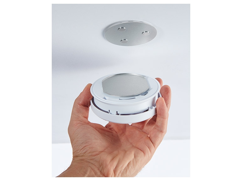 Magnetic Fastener for Smoke Detectors