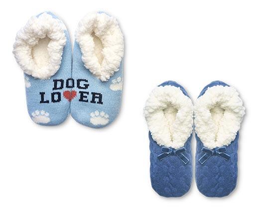 Serra Ladies Cozy Knit Slipper Socks