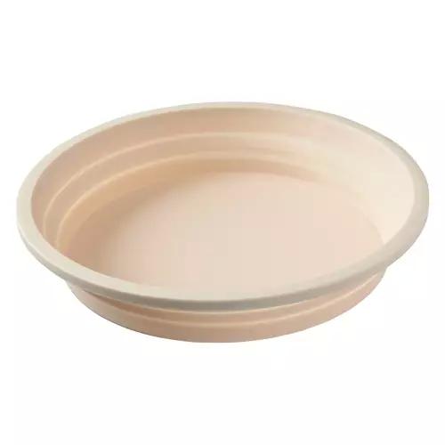 Reinforced Silicone Bakeware - Circle Pie Mold, Cream