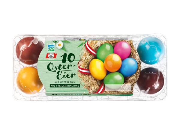 Ostereier aus Freilandhaltung