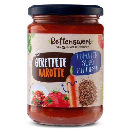 RETTENSWERT Sugo, Karotte-Tomate-Linsen