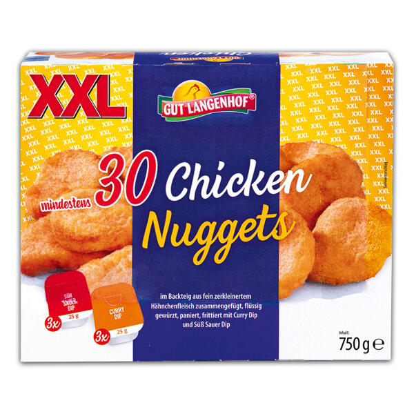 Chicken Nuggets in der Box XXL