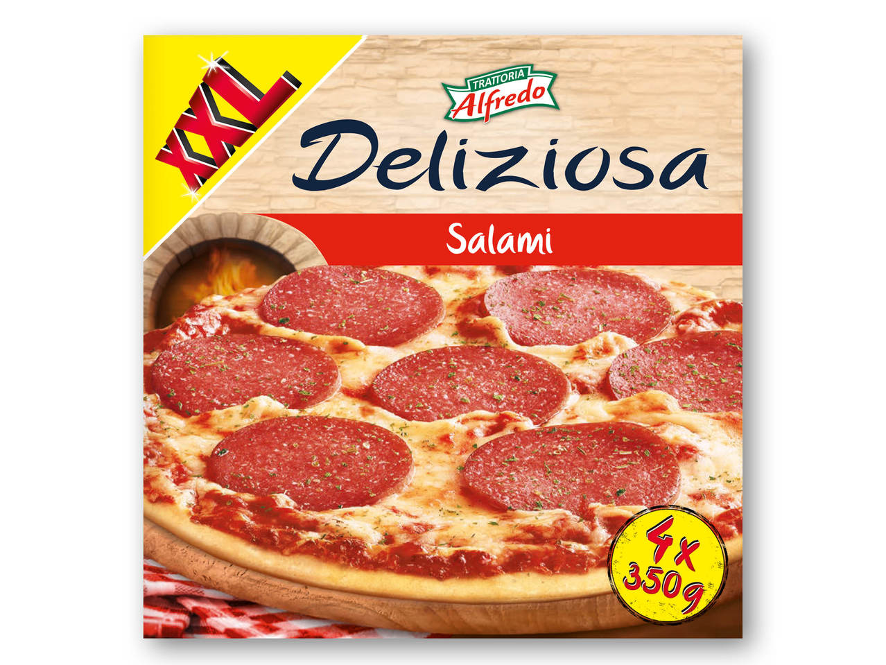 TRATTORIA ALFREDO Stenovnspizza salami