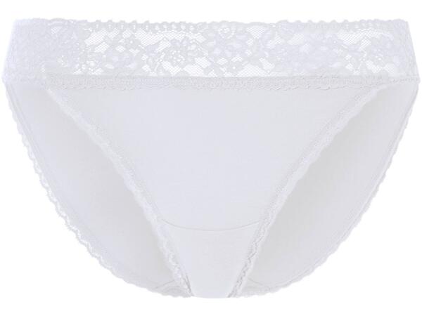 Ladies' lace trim briefs, 5 pieces