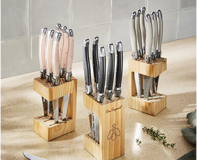 Lou Laguiole Steak Knife Block Set