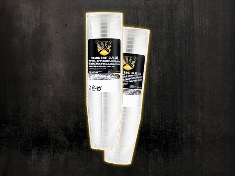 Bicchierini 4 cl, 25 pezzi
