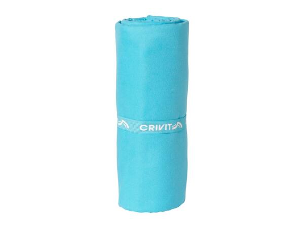 Crivit Blue Microfibre Towel
