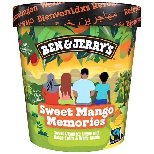 BEN & JERRY'S Assortiment, sweet mango