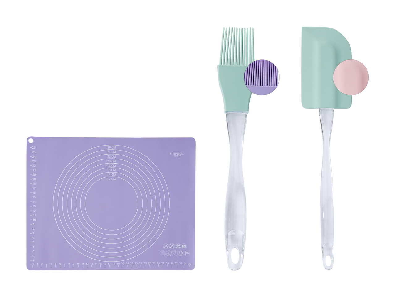 Pinceau en silicone/ maryse/ tapis de cuisson