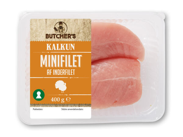 Kalkunminifilet eller dansk kyllingeinderfilet