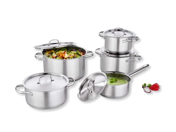 Stainless Steel Pan Set