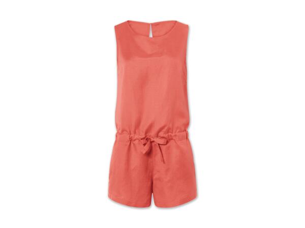 Damen Leinen-Jumpsuit