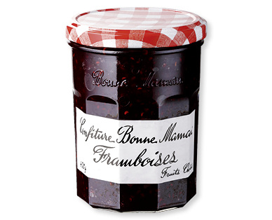 Confiture de framboises BONNE MAMAN