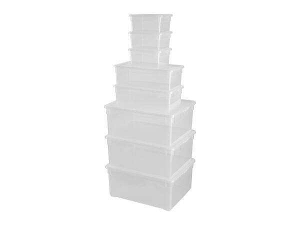 Storage box set, 8 pieces