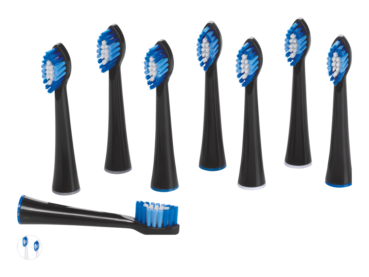Brossettes de rechange pour brosse à dents à ultrasons, lot de 8