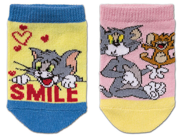 Tom and Jerry™ Kleinkinder Sneakersocken, 2 Paar