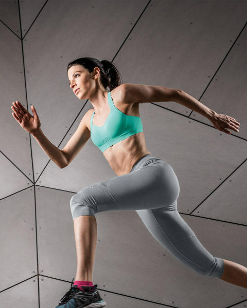 Crane Green Performance Bra