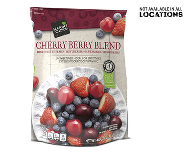 Season's Choice Cherry Berry or Strawberry & Banana Blend