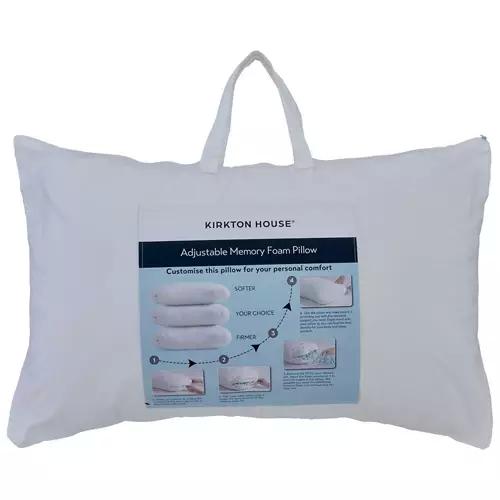 Adjustable Memory Foam Pillow