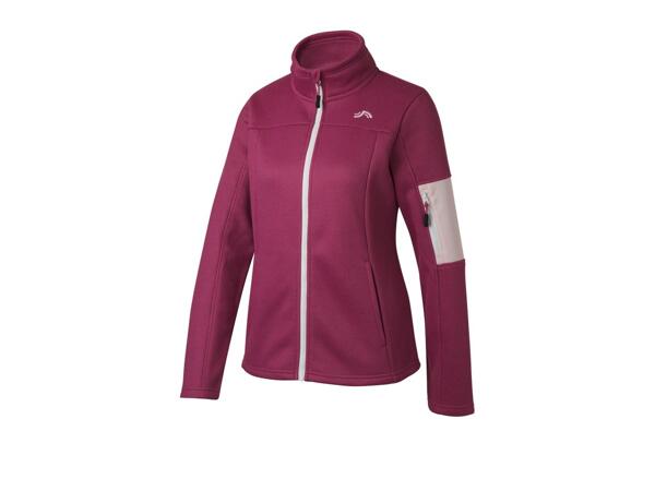 Ladies' knitted fleece jacket