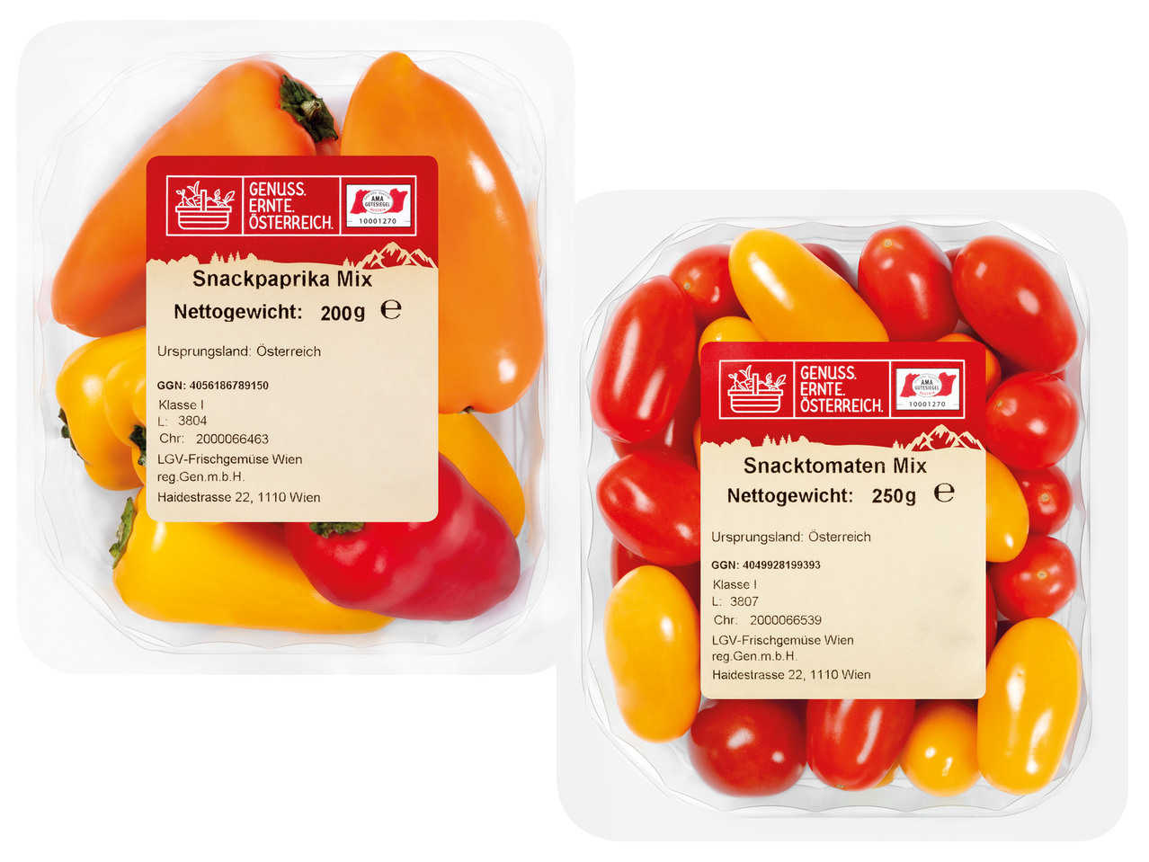 Snack-Tomaten/Snack-Paprika