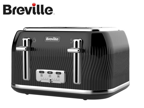 Breville Flow 4 Slice Toaster - Black