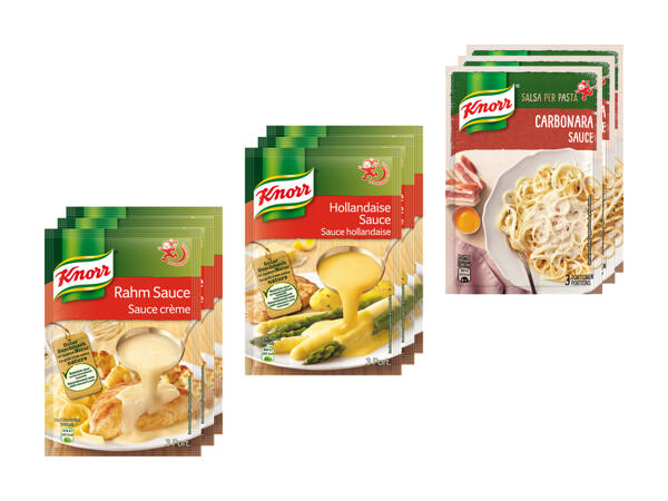 Sauces Knorr (uniquement en Suisse romande et alémanique)