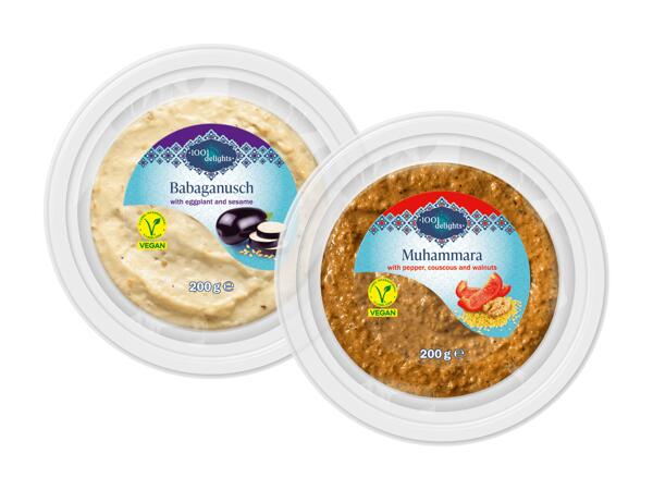 Babaganoush oder Muhammara Dip