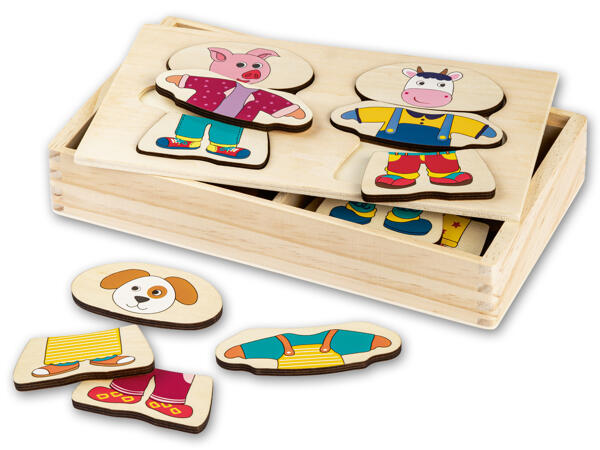Holz-Puzzle Lernspiel