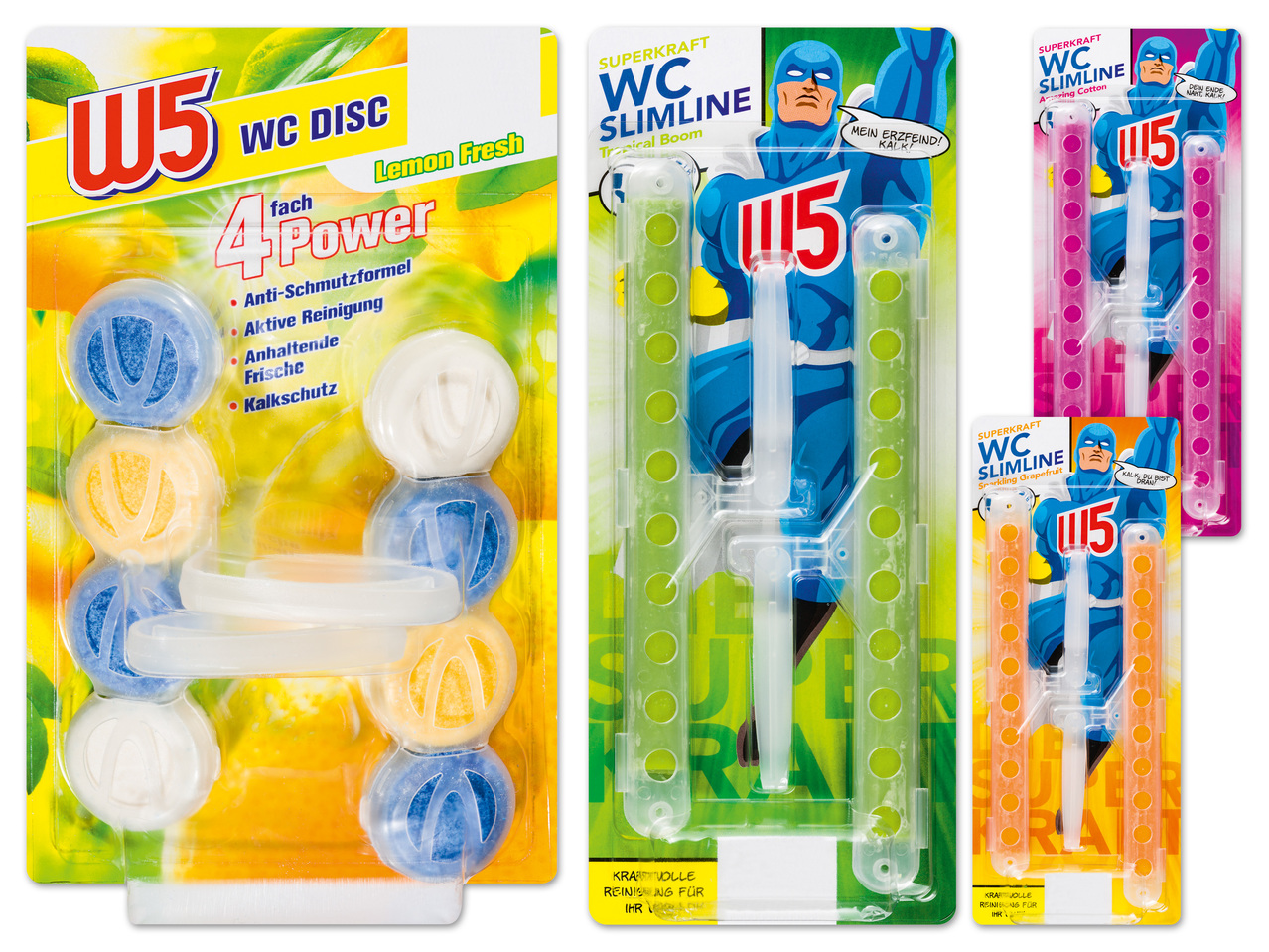W5 WC Discs 4-in-1/Stick