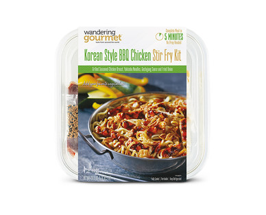 Wandering Gourmet Teriyaki Chicken or Korean BBQ Chicken Stir Fry Kit