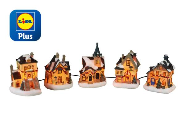Livarno Home LED Light-Up Christmas Village Scene