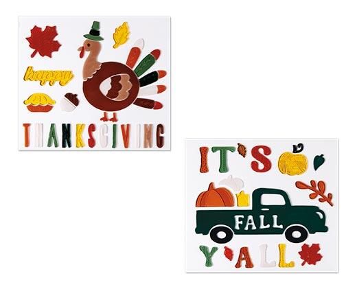 Huntington Home Fall Gel Clings