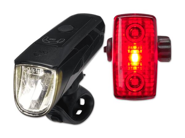 Akku-LED-Fahrradleuchten-Set