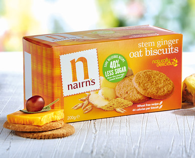 Nairn's Stem Ginger Oat Biscuits
