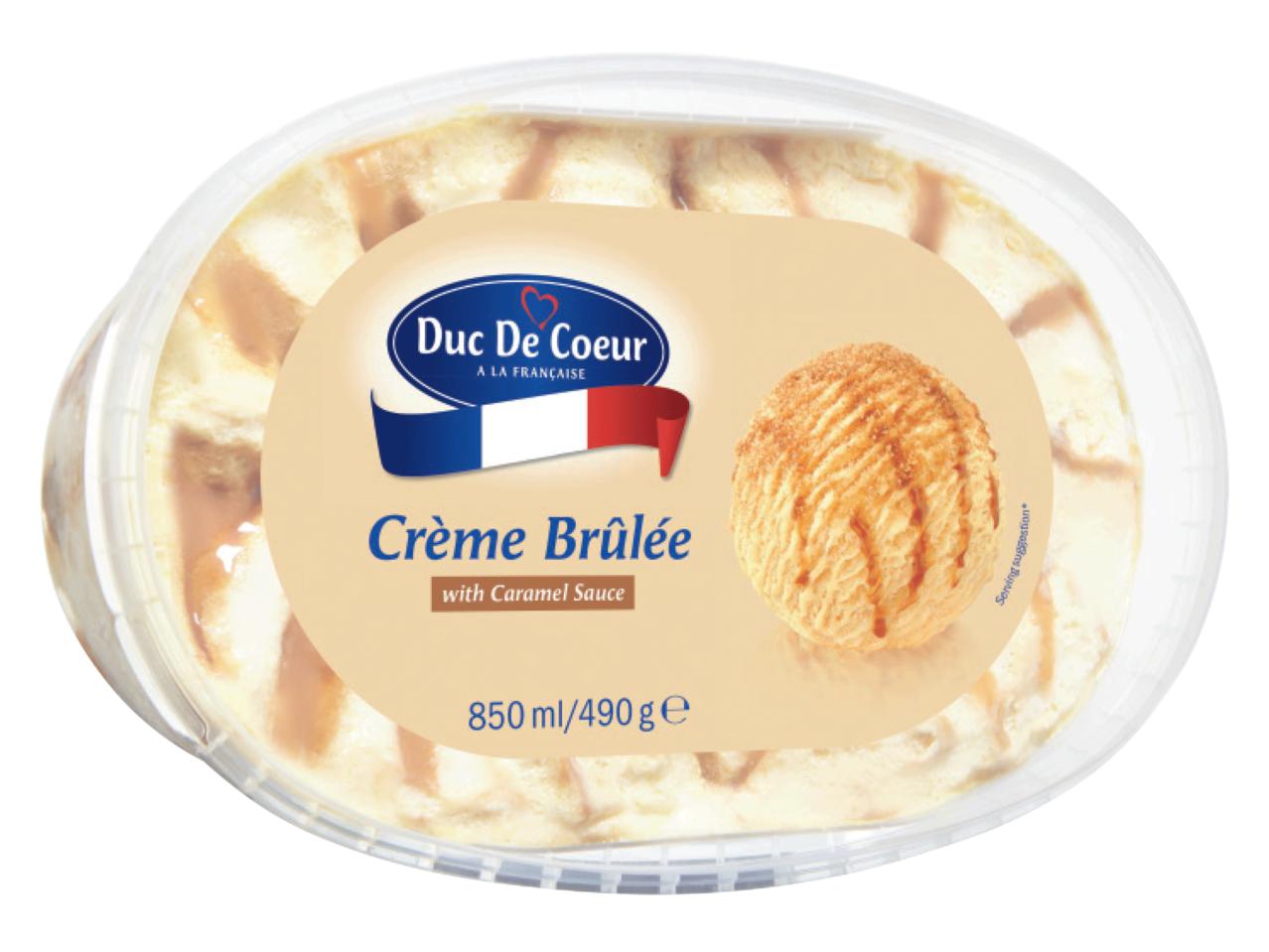 DUC DE COEUR(R) Crème Brûlée Ice Cream