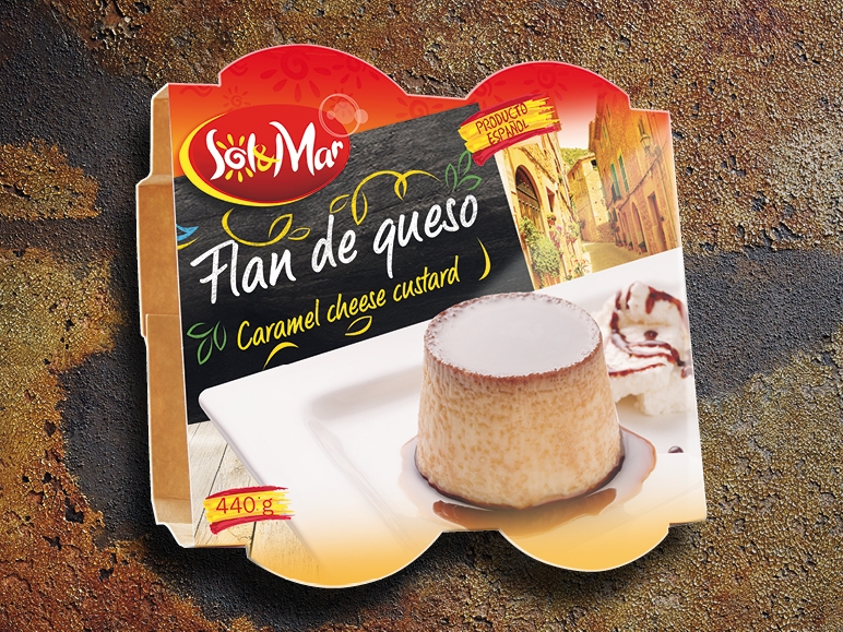 Flan de queso